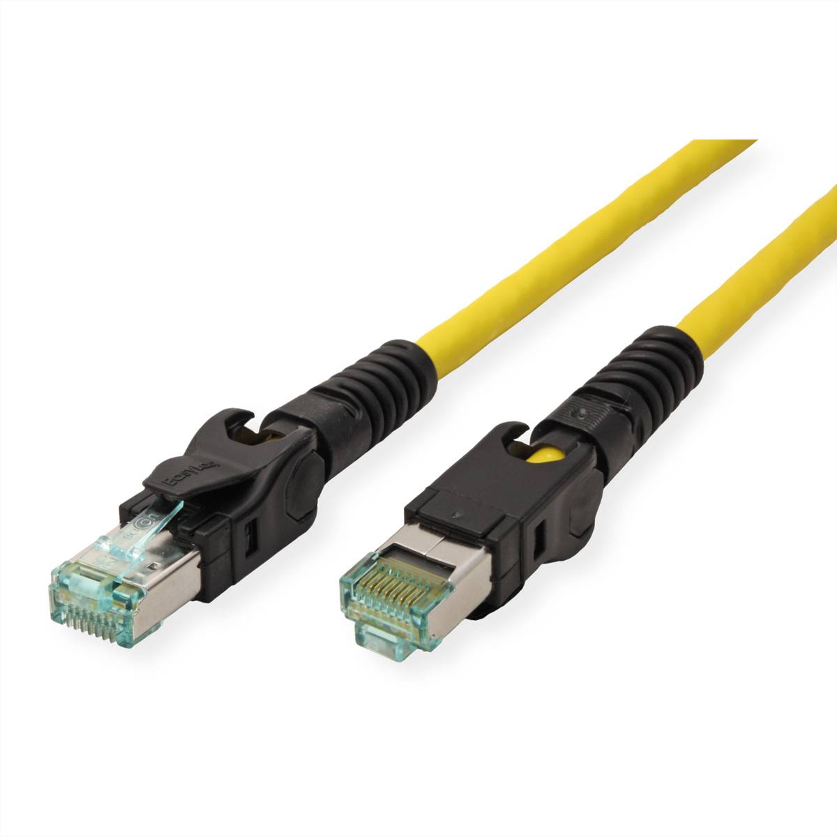 EasyLan VarioBoot Patchkabel Cat.6A, S/FTP, gelb, 3 m Twisted Pair Kabel S/FTP (PiMF)