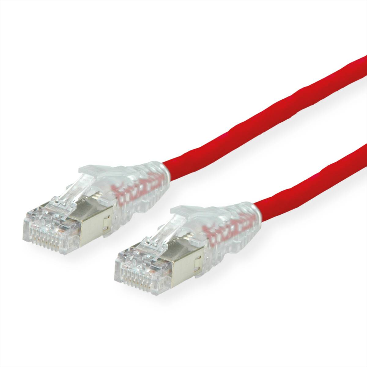 DÄTWYLER Patchkabel Kat.6A (Class EA) S/FTP, CU 7702 flex LSOH, AMP v2, rot, 15 m Twisted Pair