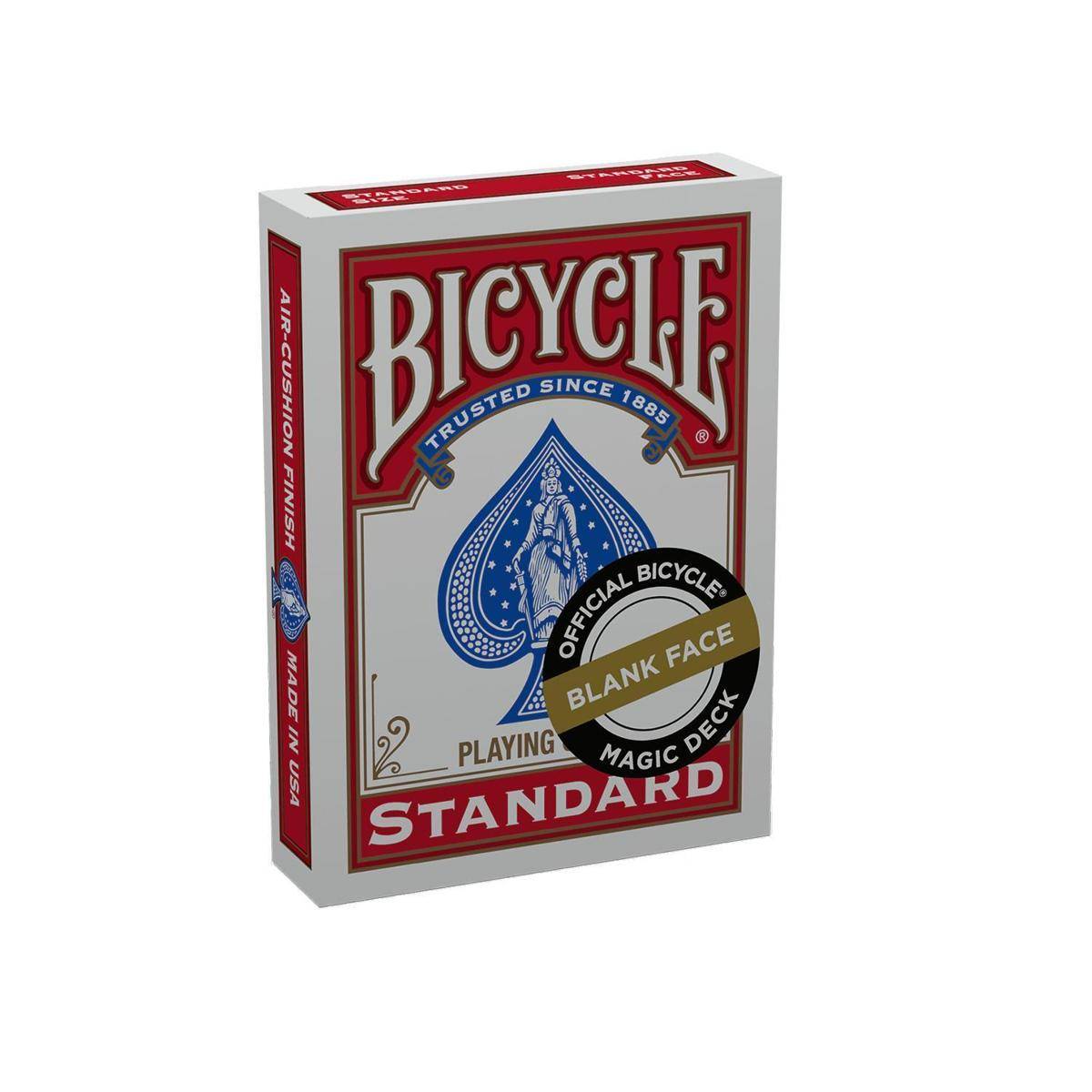 Bicycle Blank Face Red Back