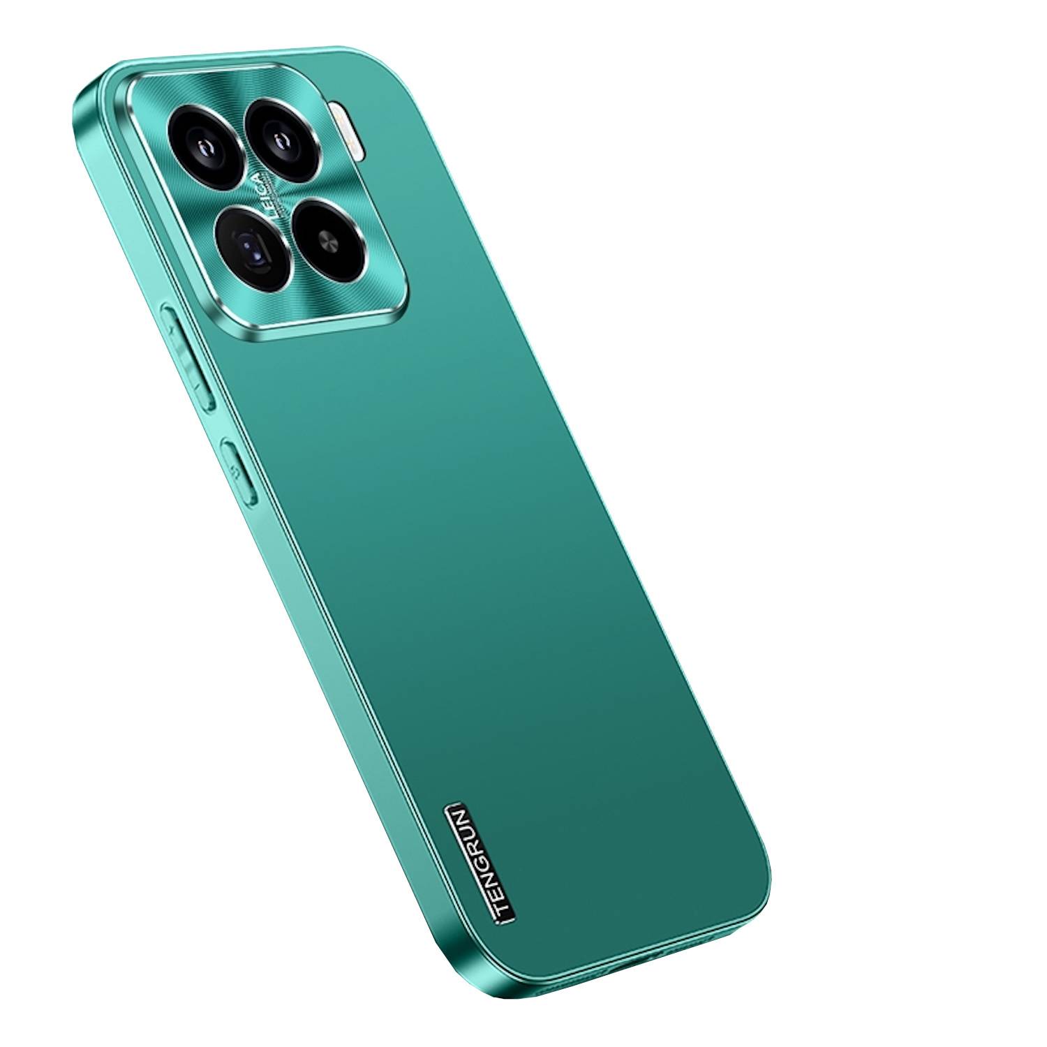 Für Xiaomi 15 Pro Streamer Series Feinmattes Metall Design Optik Handy Hülle Case Tasche Grün