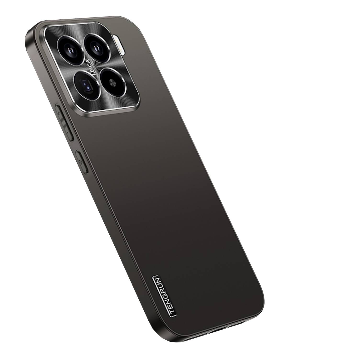 Für Xiaomi 15 Pro Streamer Series Feinmattes Metall Design Optik Handy Hülle Case Tasche Schwarz