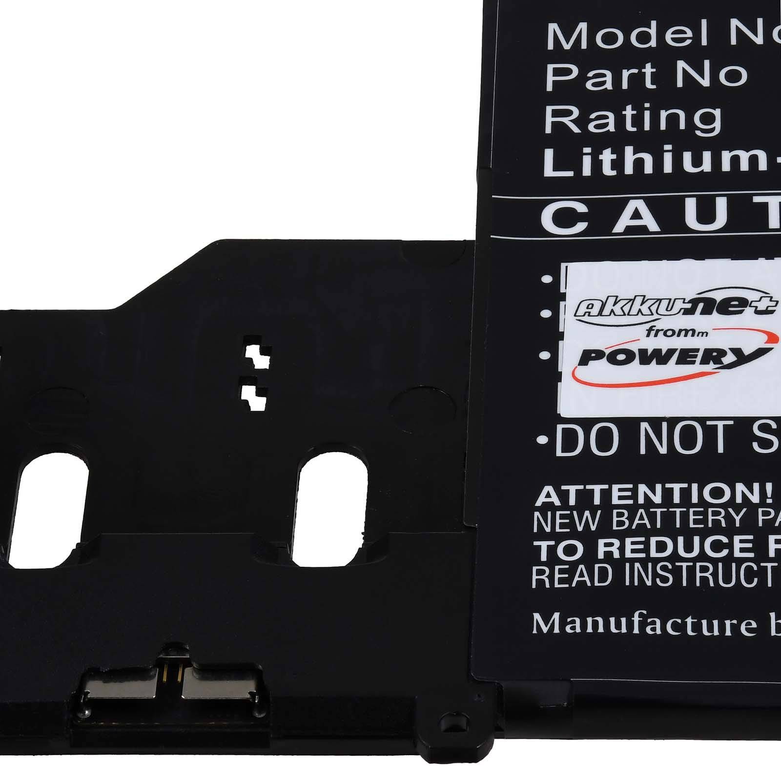Powery Akku für Dell Alienware M17 R2 Laptop, 11,4V, Li-Polymer