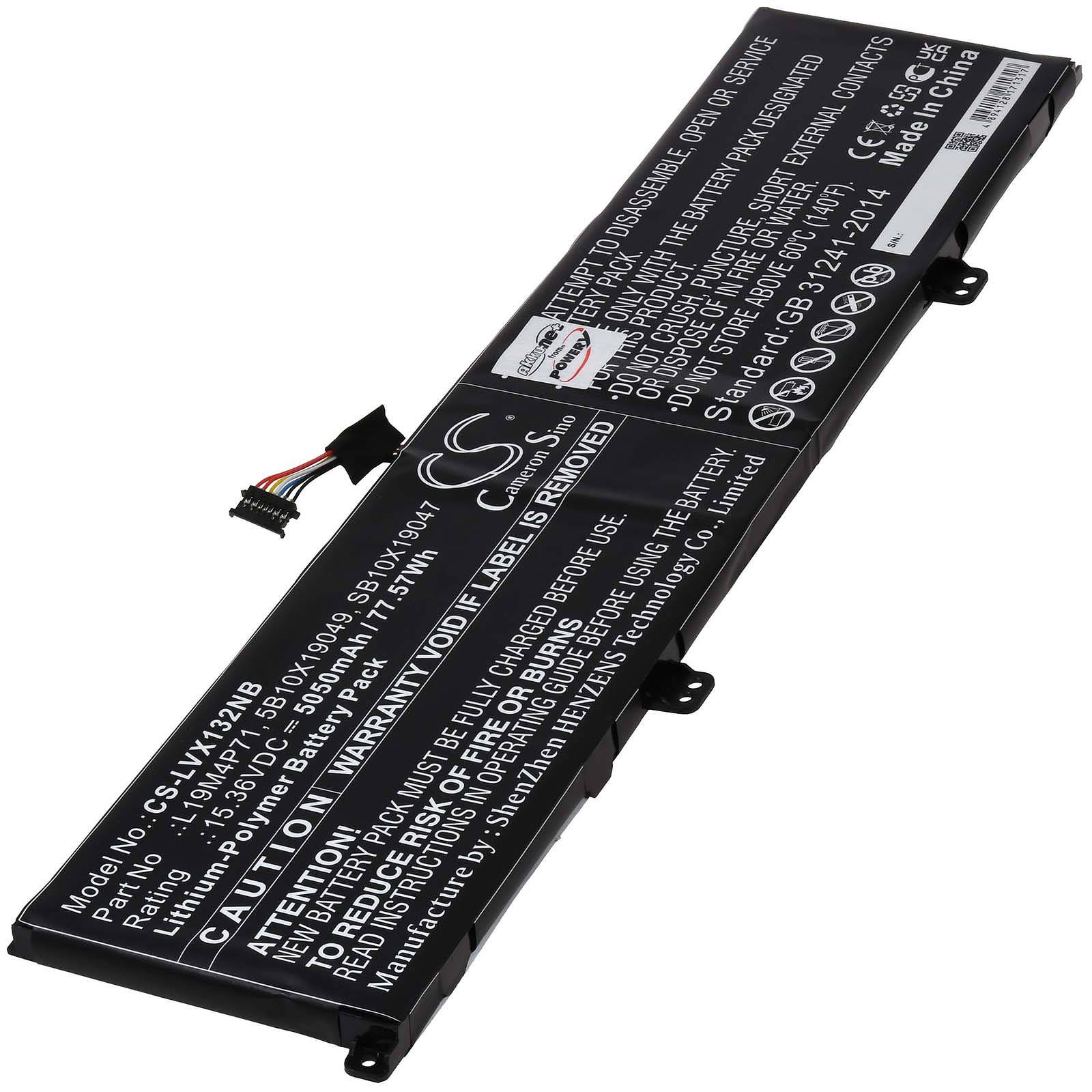 Powery Akku kompatibel mit Lenovo Typ L21D4PG4, 7,72V, Li-Polymer