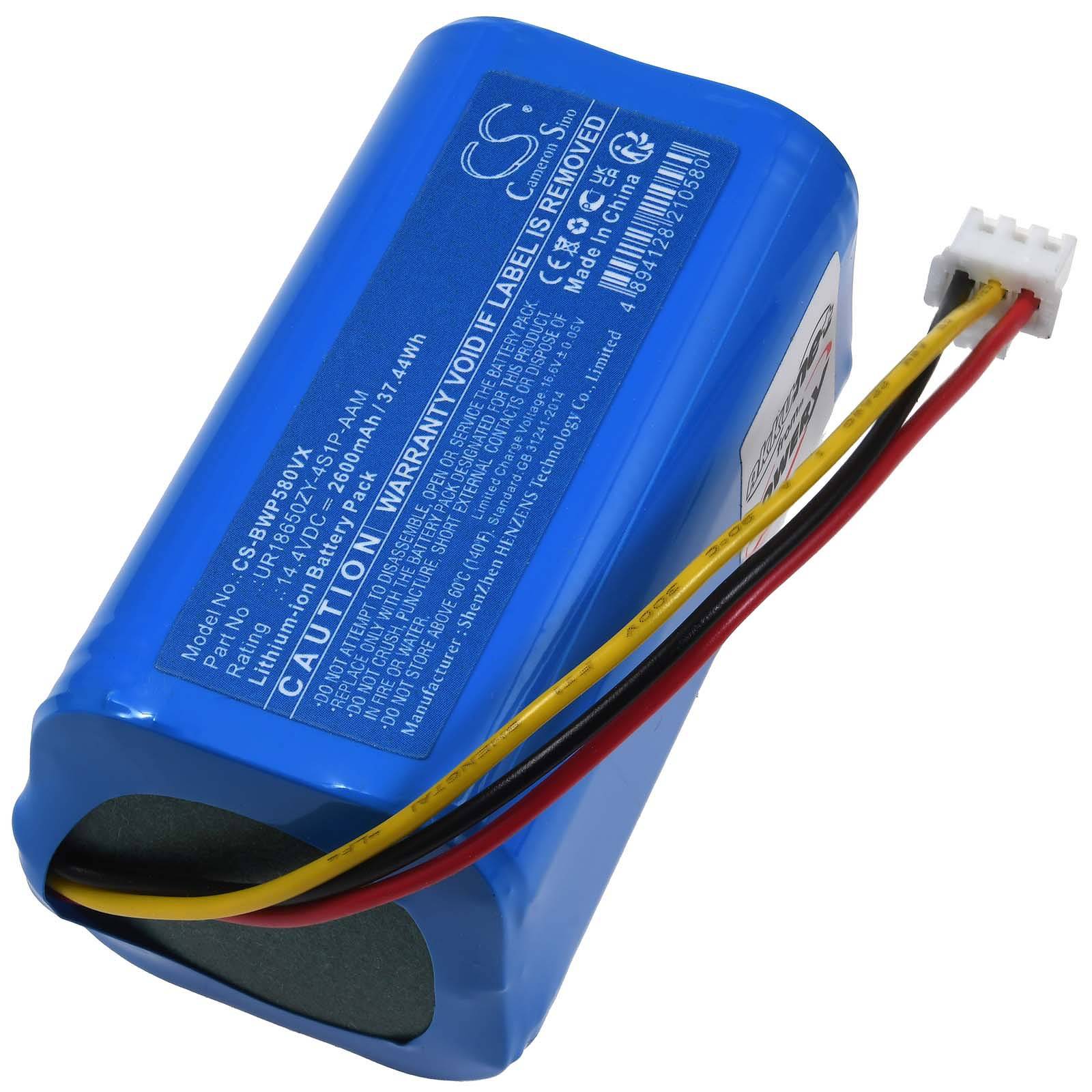 Powery Akku für Bobsweep Bob PetHair Plus Saugroboter, 14,4V, Li-Ion