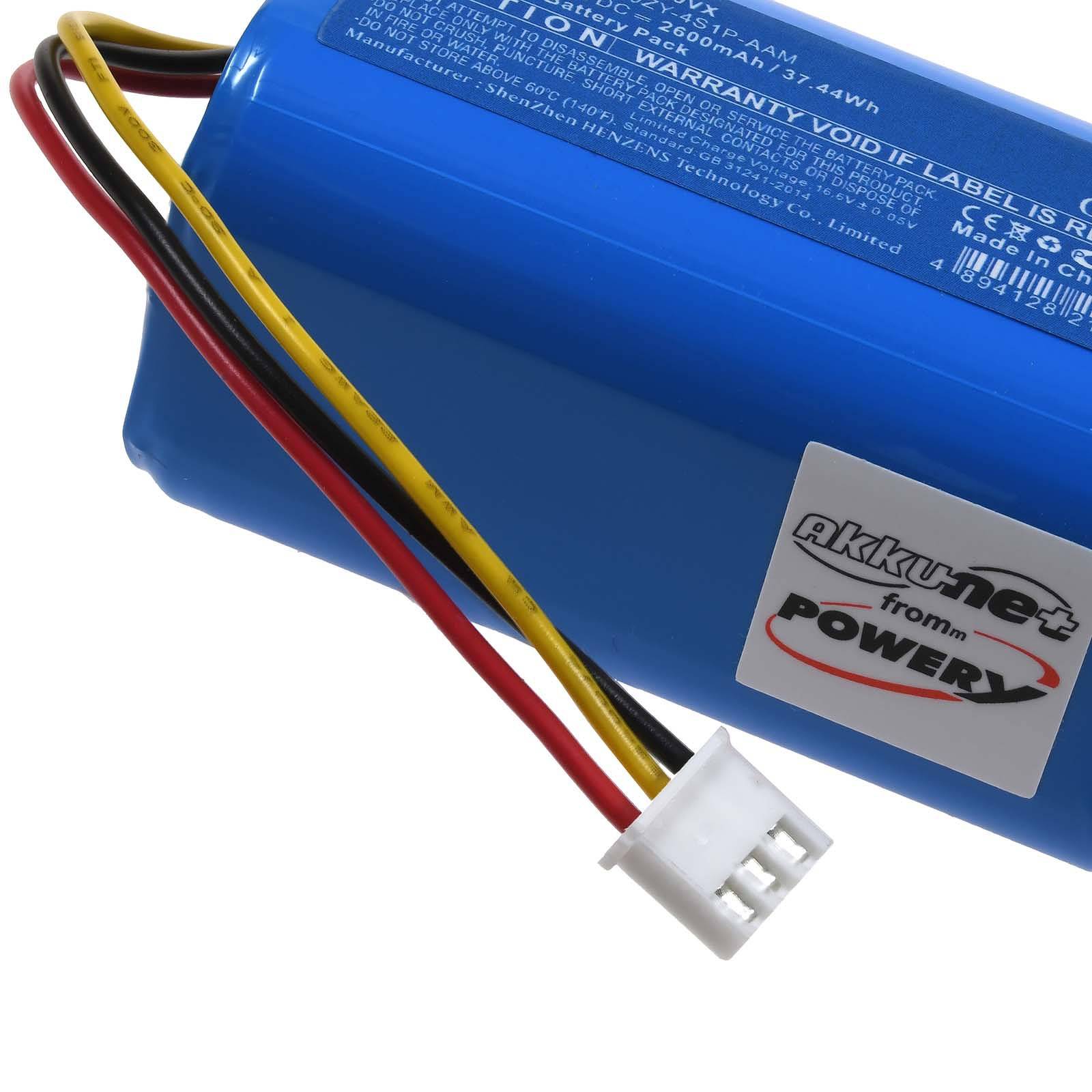 Powery Akku für Bobsweep Bob PetHair Plus Saugroboter, 14,4V, Li-Ion