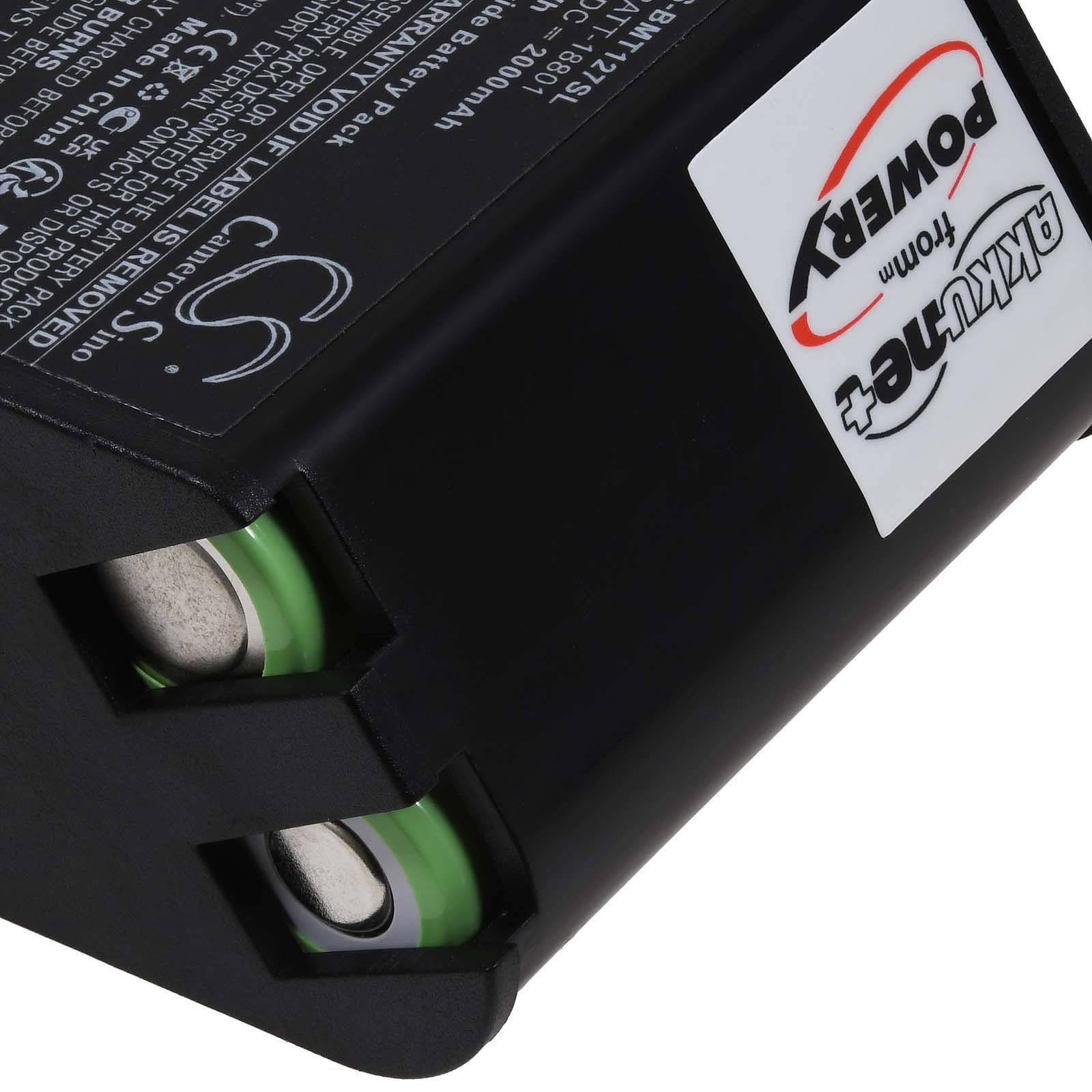 Powery Akku für Brady TLS PC Link Etiketten-, Labeldrucker, 7,2V, NiMH