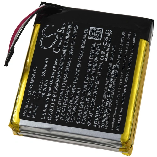 Powery Akku für Ring Doorbell 2. Generation Video-Türklingel, 3,8V, Li-Polymer Powery Akku für Ring Doorbell 2. Generation Video-Türklingel, 3,8V, Li-Polymer