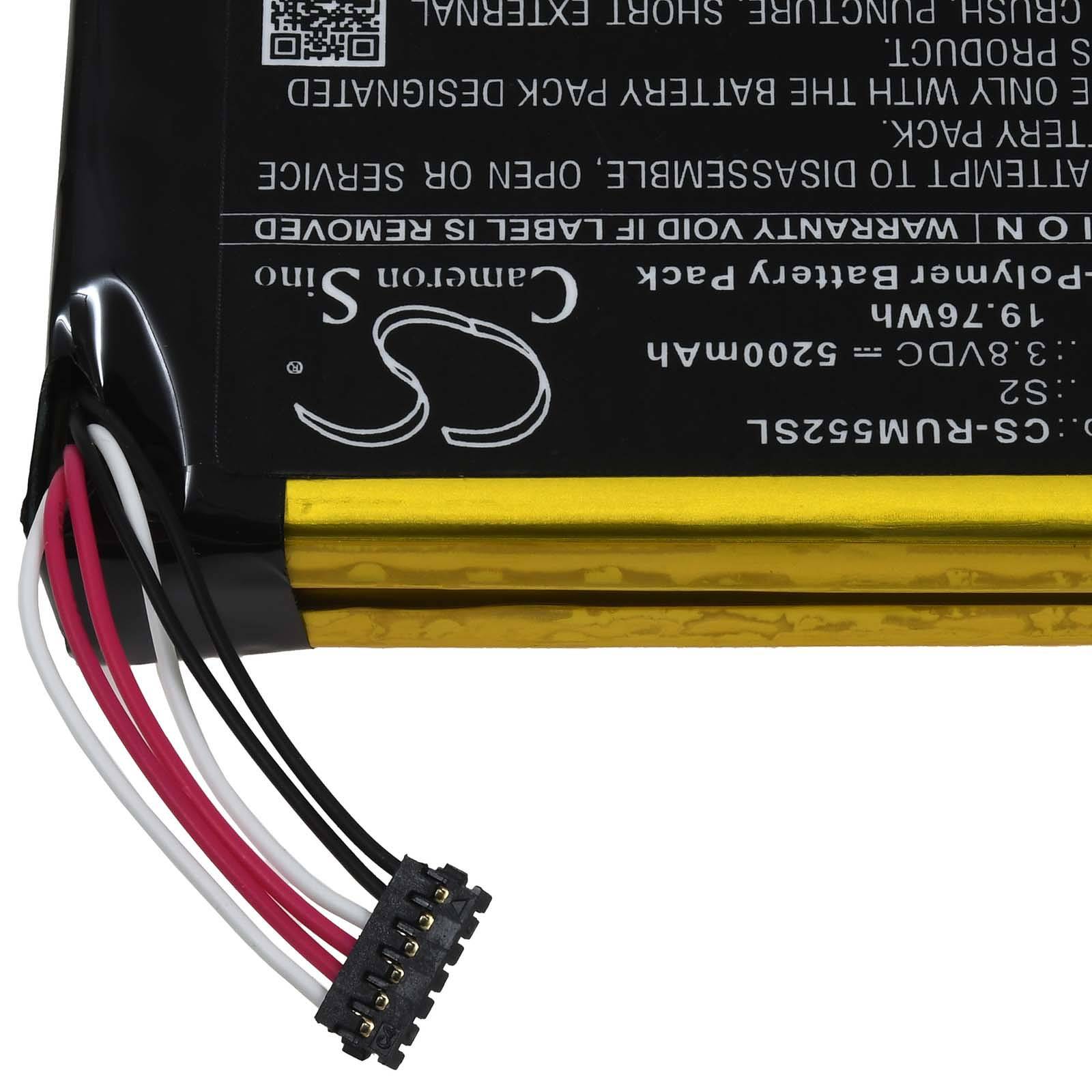 Powery Akku kompatibel mit Ring Typ S2, 3,8V, Li-Polymer
