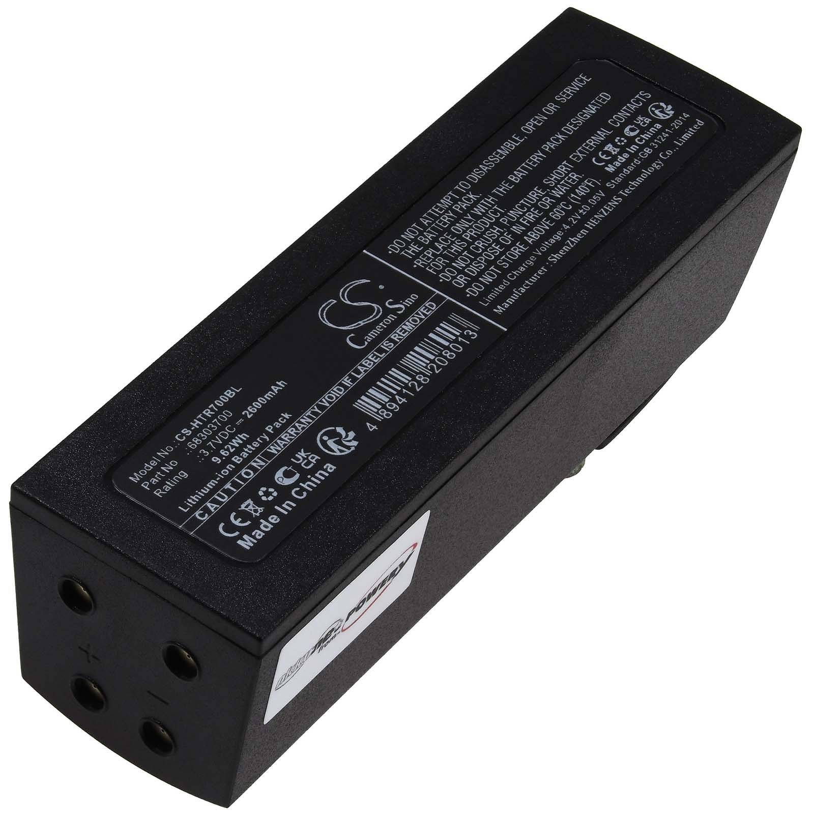 Powery Akku kompatibel mit Hetronic Typ 68303700, 3,7V, Li-Ion