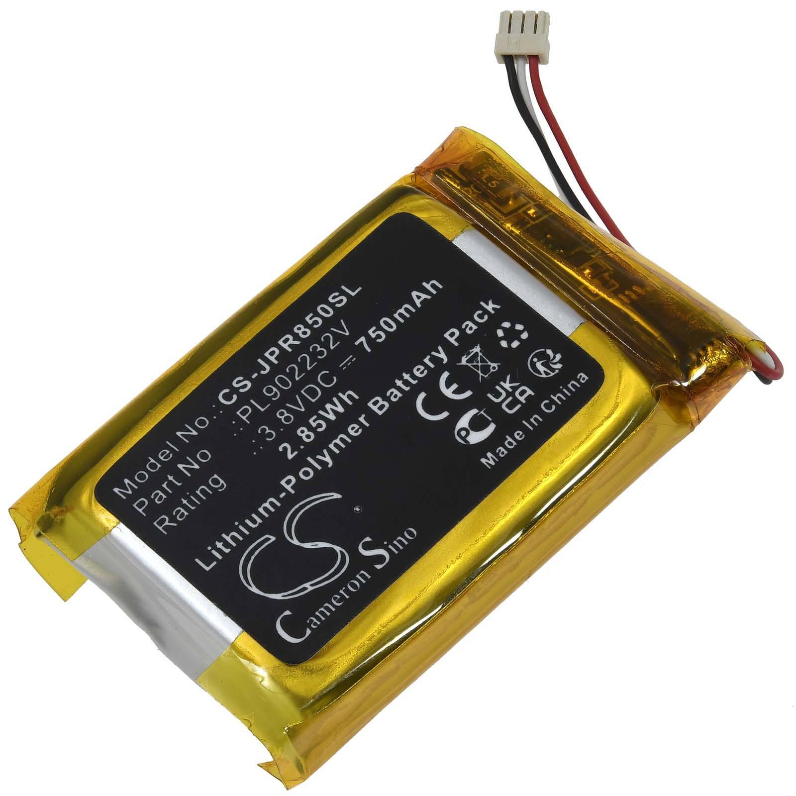 Powery Akku kompatibel mit Jabra Typ PL902232V, 3,8V, Li-Polymer