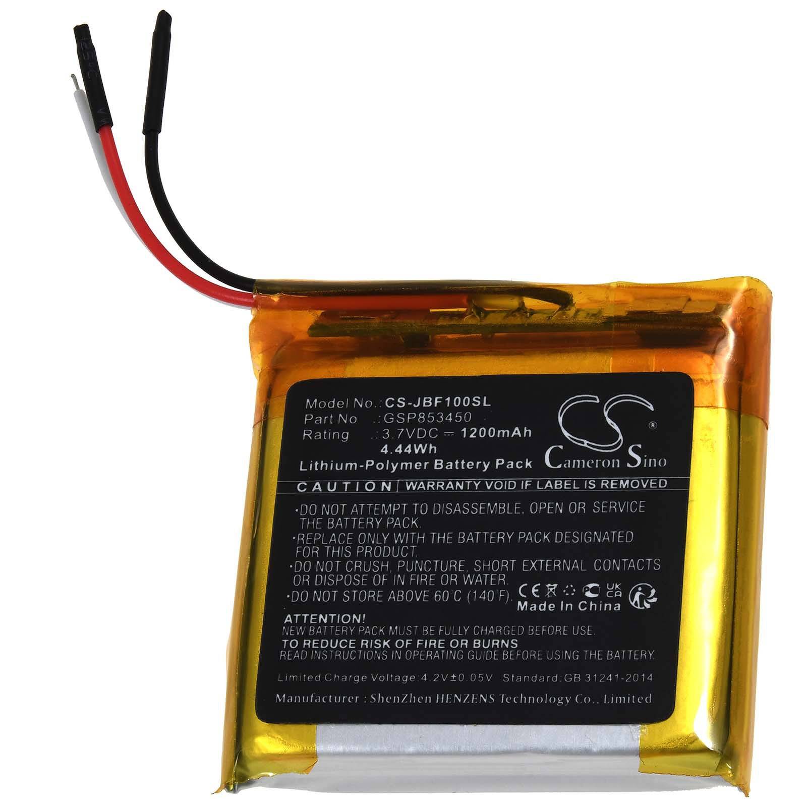 Powery Akku für JBL Free Free Truly Charging Case, 3,7V, Li-Polymer