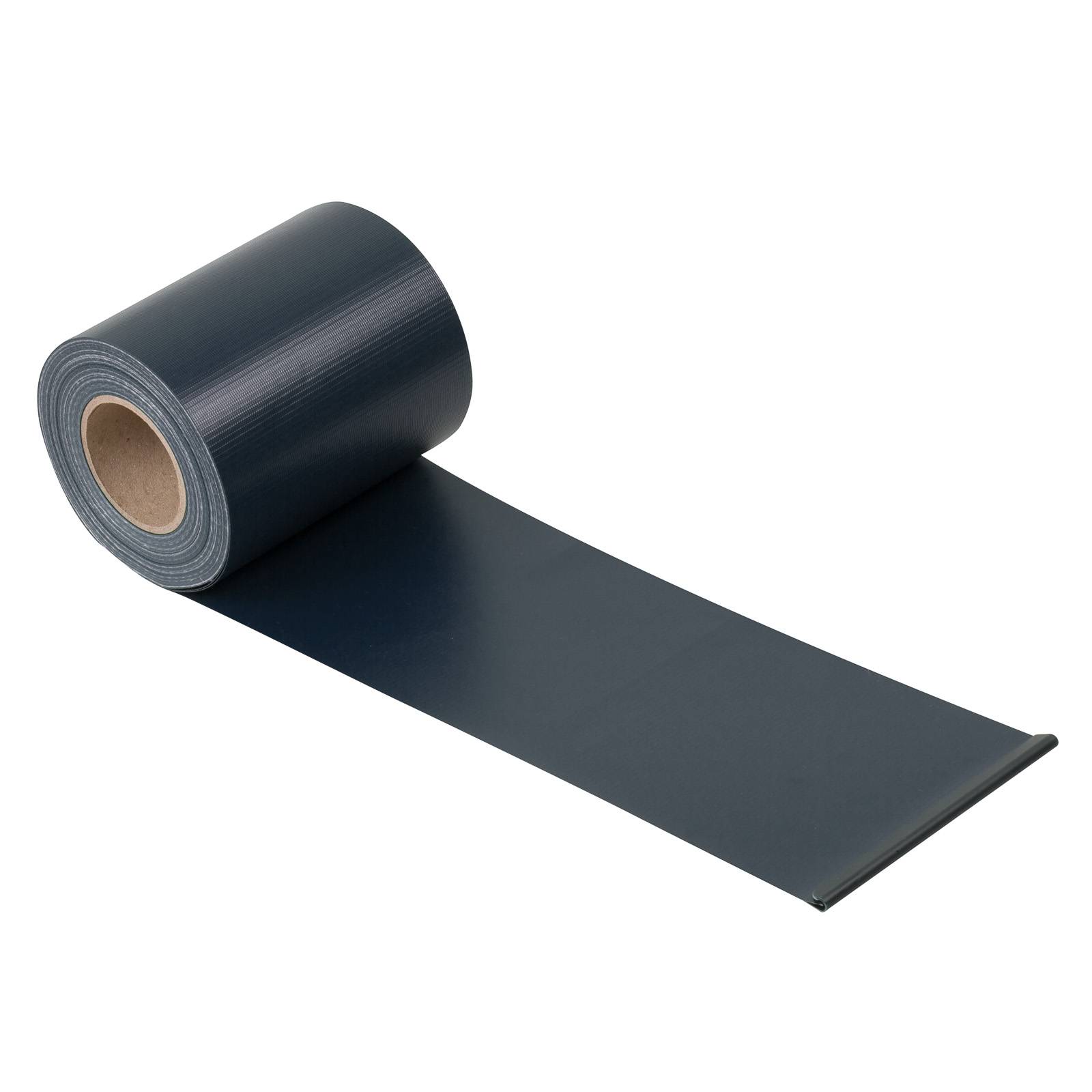 PVC Sichtschutzstreifen Doppelstabmatten Zaun 35m x 19cm Zaunfolie Anthrazit