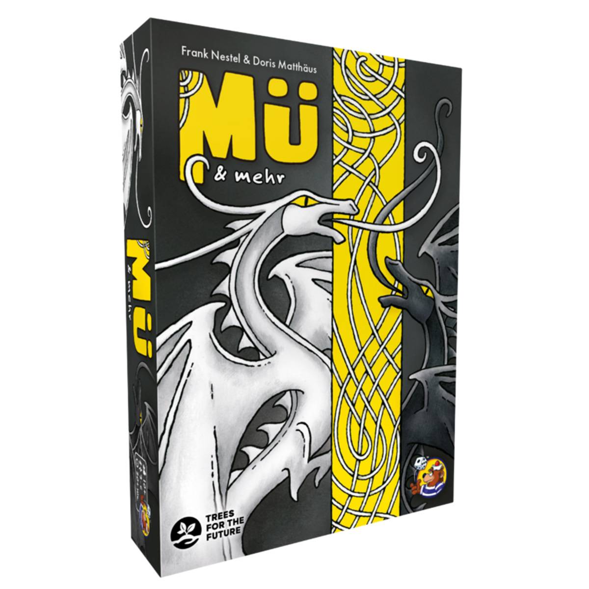 Ein in einer Box verpacktes Spiel mit dem Titel „MÜ & mehr
