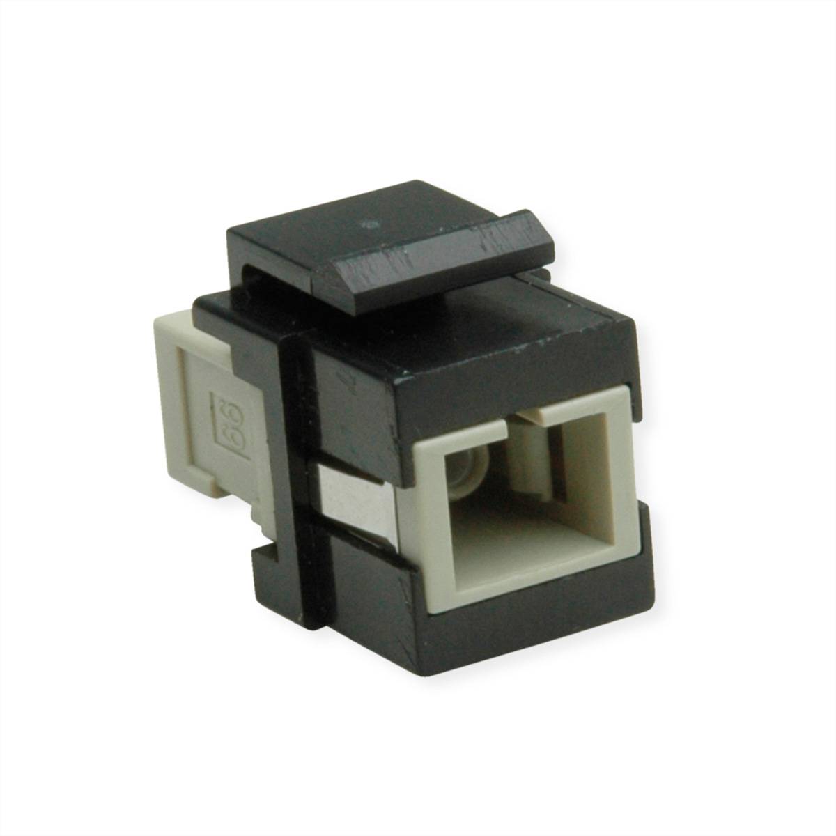 ROLINE Keystone LWL-Adapter SC/SC Simplex, Multimode, OM2 Adapter / Konverter