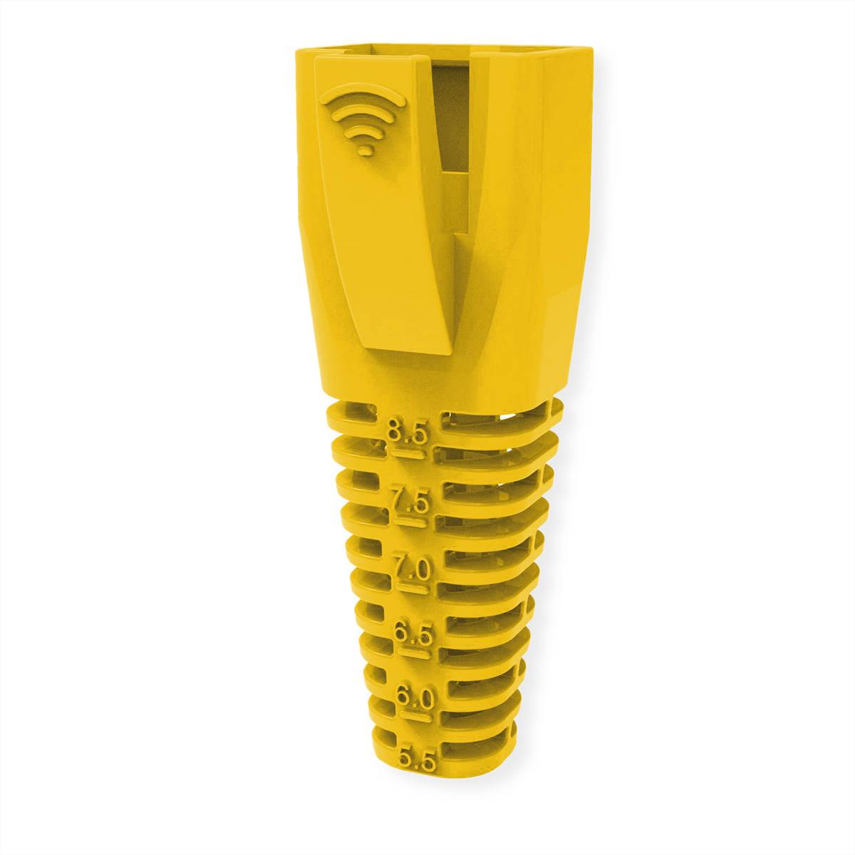 ROLINE Knickschutztülle für RJ-45, 10 Stck, gelb Installation / Reinigung Bauteile / Konfektion