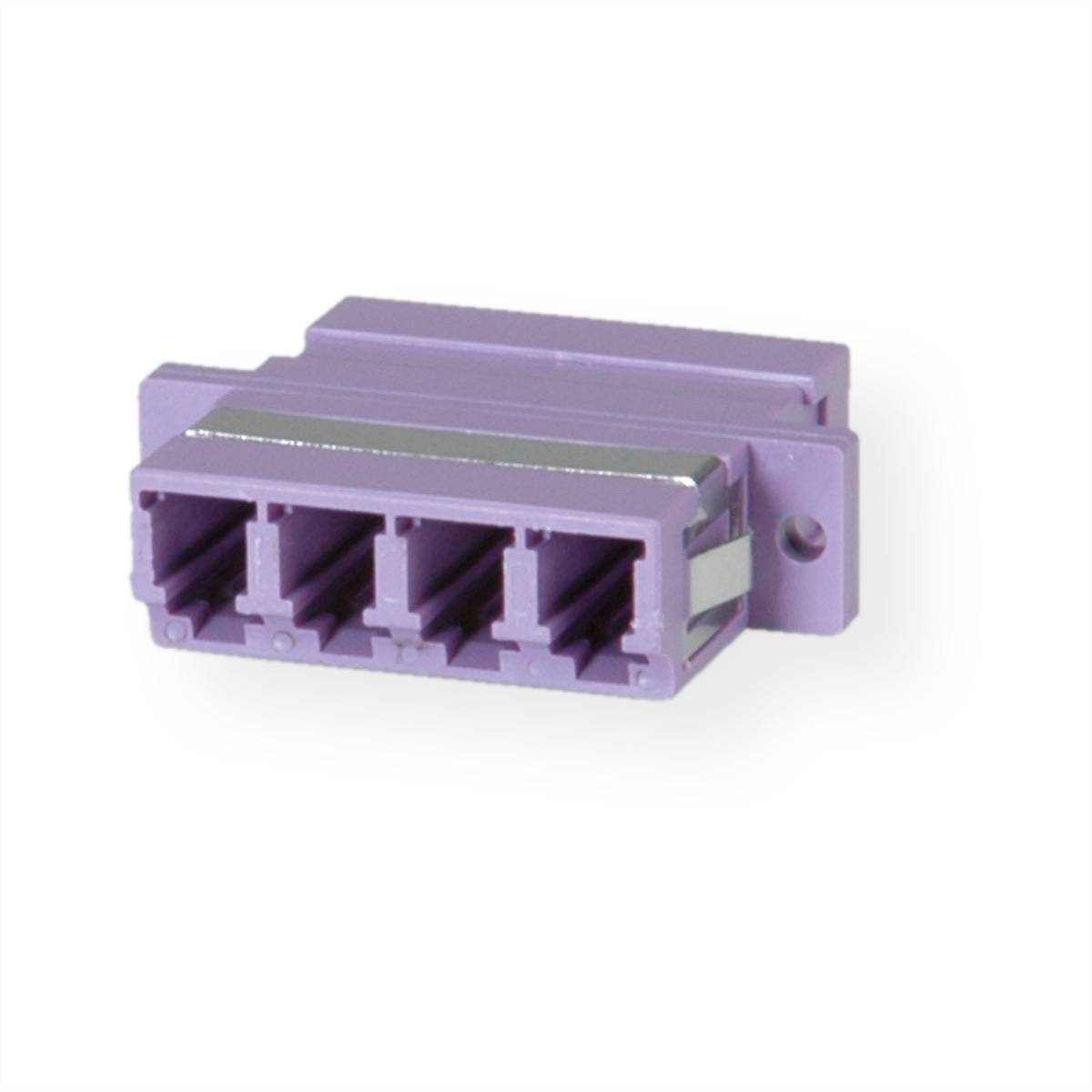 VALUE LWL-Kupplung LC vierfach, OM4, PB Adapter / Konverter