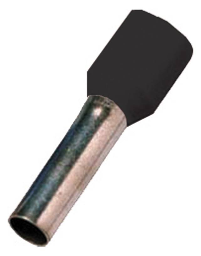 Intercable ICIAE2518SCH Aderendhülse DIN46228T4 25qmm 18mm verzinnt schwarz (Inhalt 50 Stück)