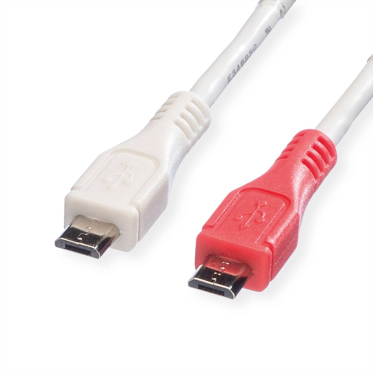 VALUE USB 2.0 Ladekabel, Micro B - B, ST/ST, 0,3m Kabel Stromkabel extern