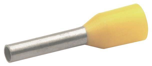 KLAU Aderendhülse gelb 171G 1qmm isoliert galvanisch verzinnt (Inhalt 100 Stück) Kabelschuhe