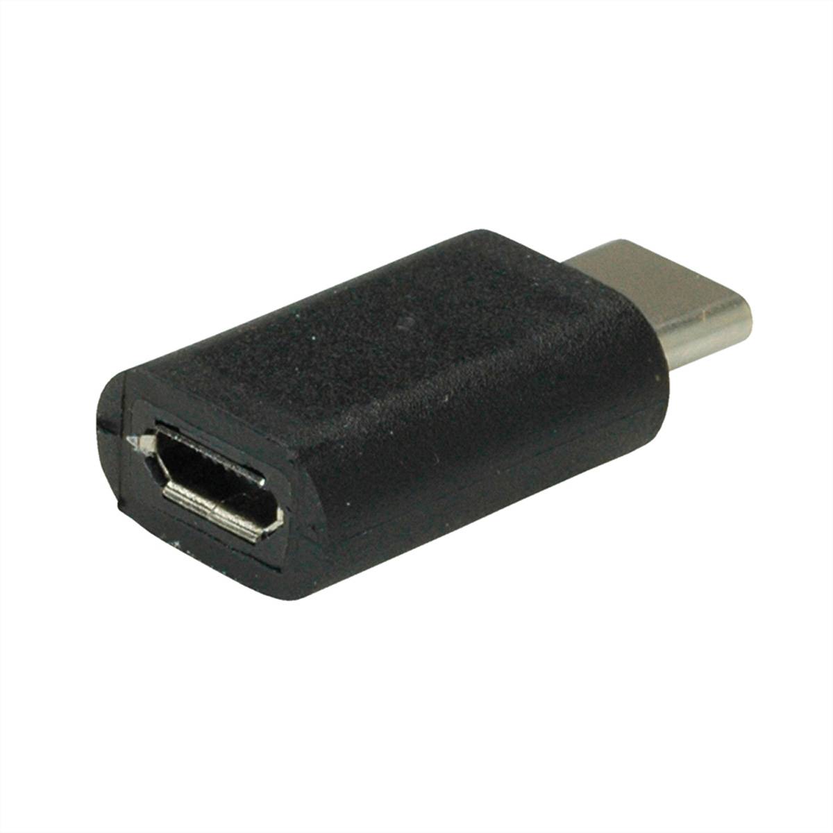 VALUE USB 2.0 Adapter, Typ C - MicroB, ST/BU Adapter / Konverter