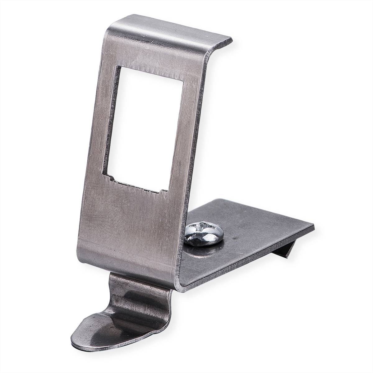 ROLINE Hutschienen-Adapter unbestückt, für 1 Keystone Anschlusstechnik TP