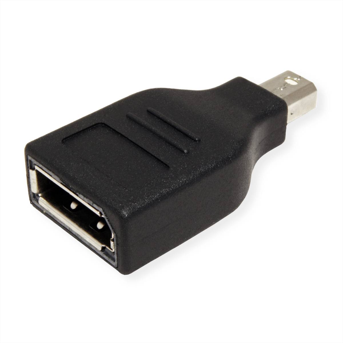 VALUE DisplayPort Adapter, Mini DP ST - DP BU Terminatoren, Konverter DisplayPort-DisplayPort
