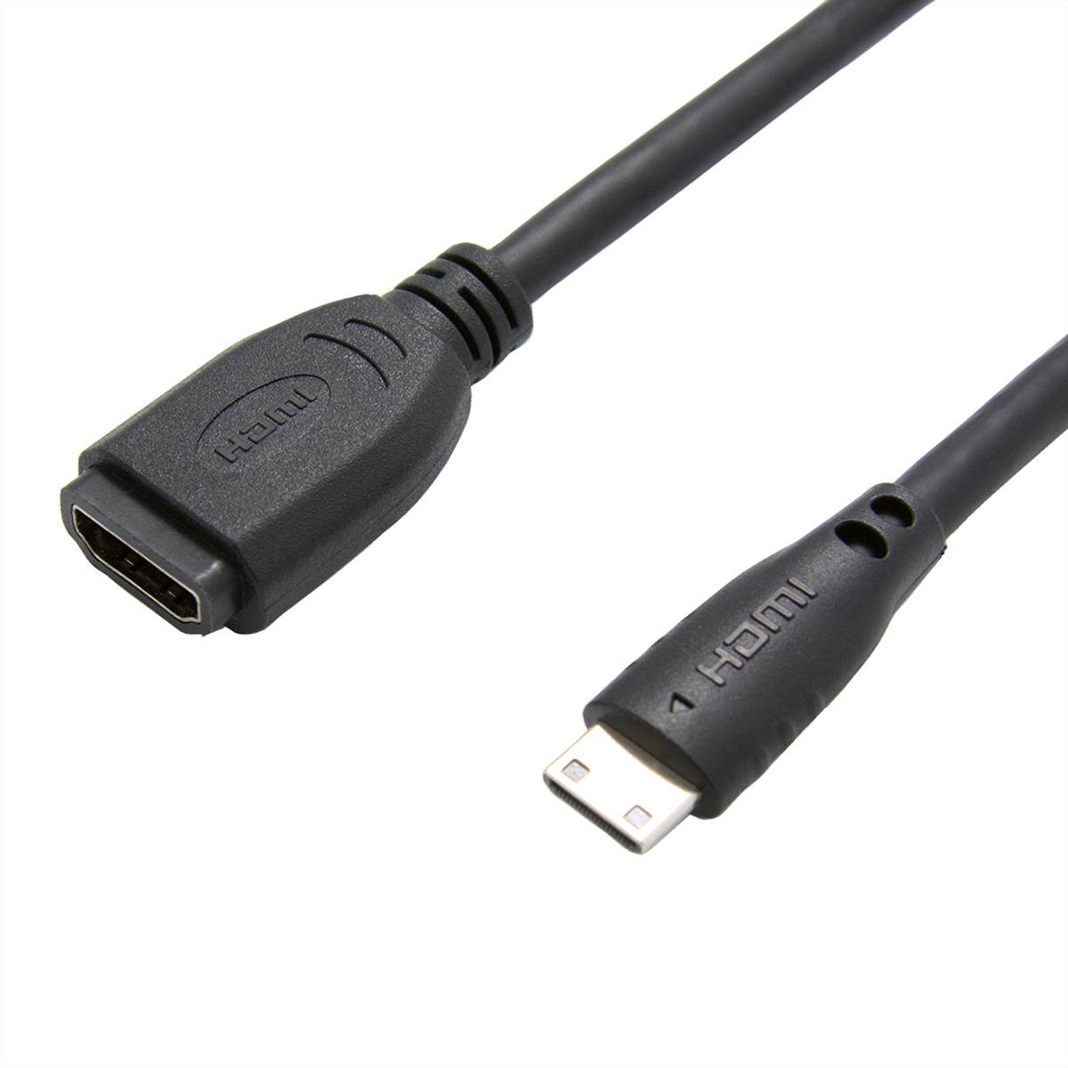 VALUE HDMI Adapterkabel - Mini, BU/ST Adapter, Terminatoren, Konverter HDMI-HDMI Mini