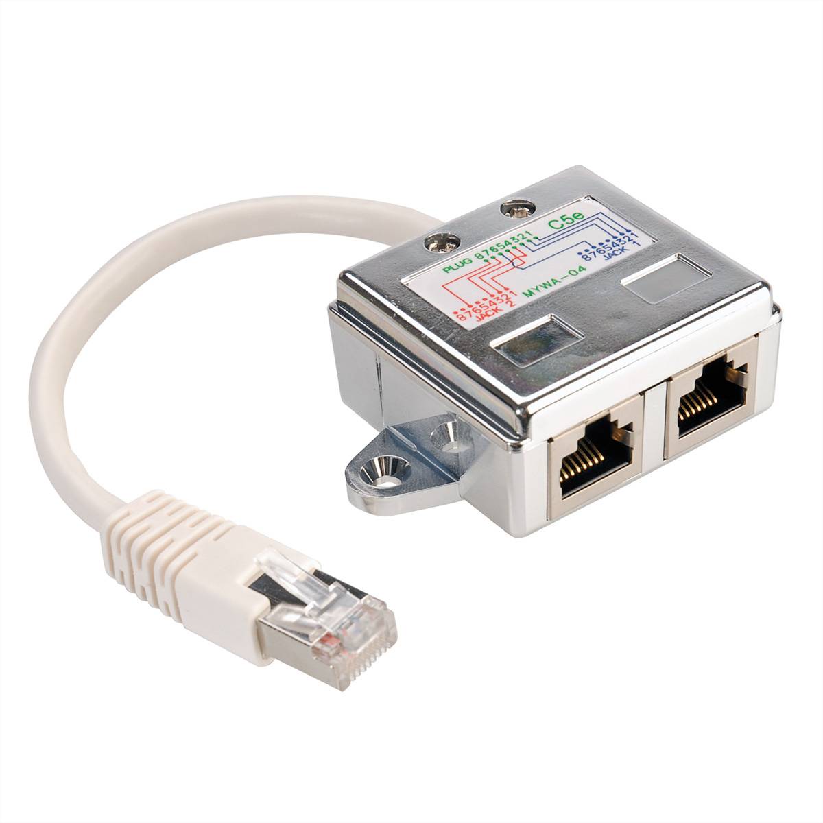 VALUE T-Adapter Cat.5e (Class D), STP Anschlusstechnik TP Netzwerk-Adapter