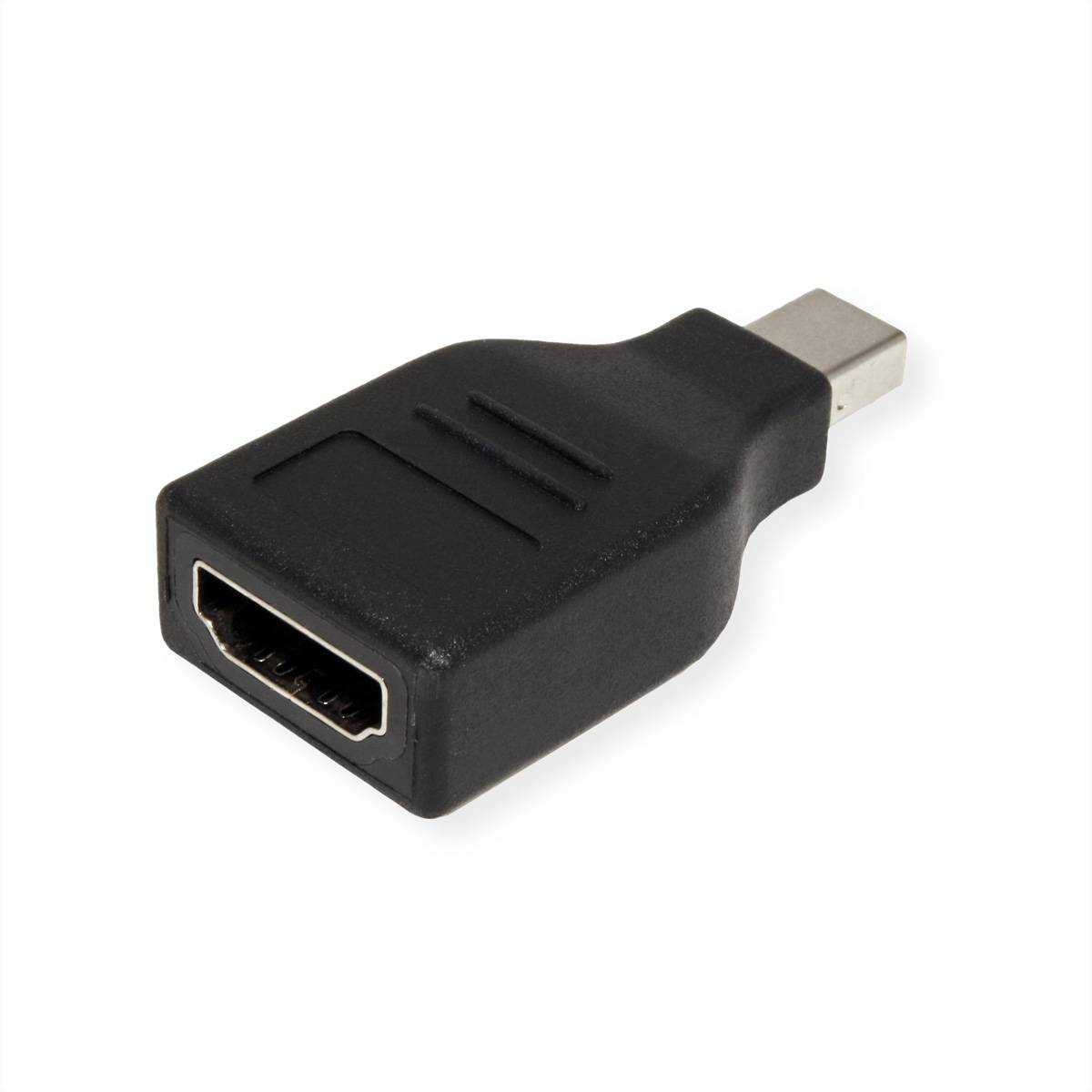 VALUE Mini DisplayPort-HDMI Adapter, DP ST - HDMI BU Terminatoren, Konverter Adapter