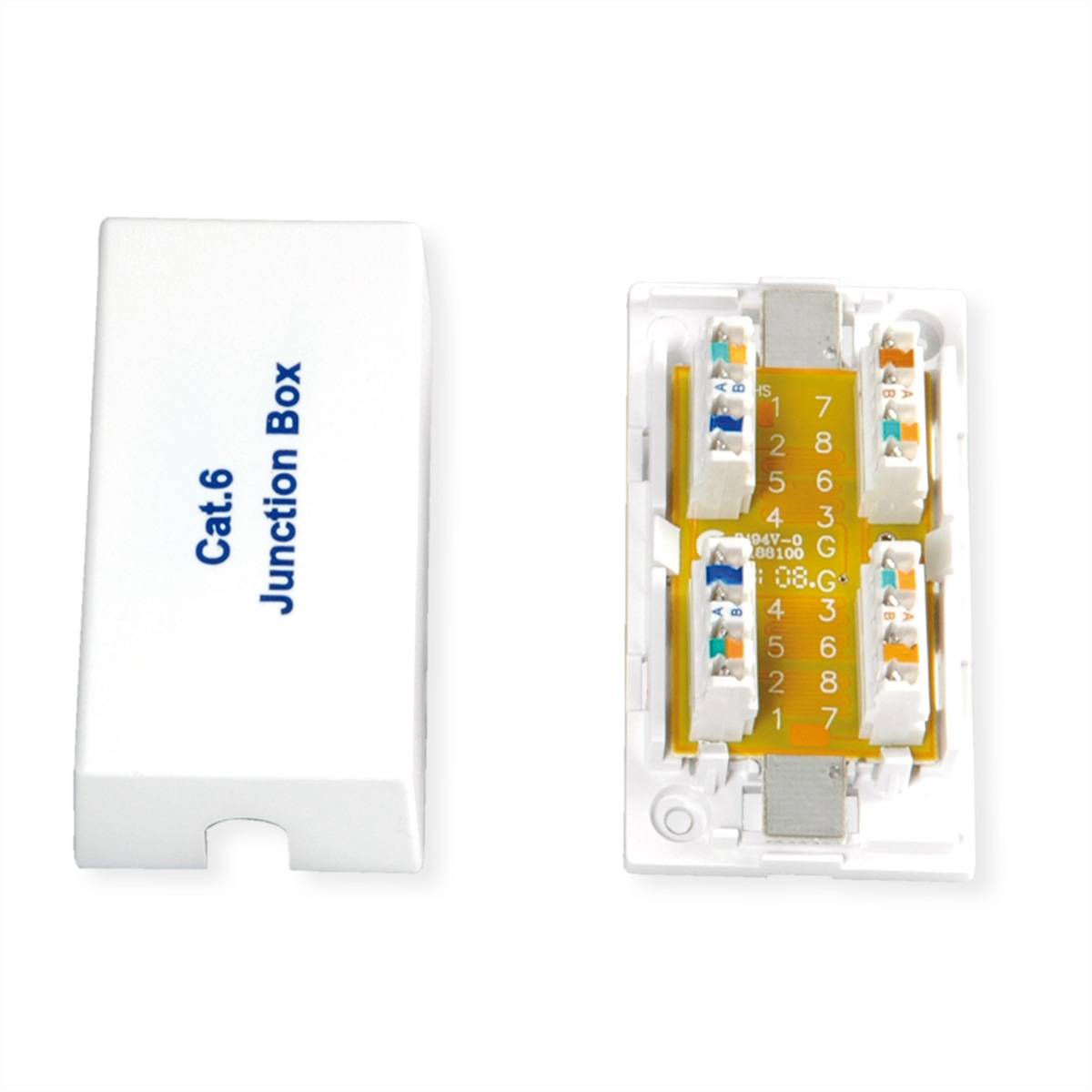 ROLINE Junction Box Cat.6 (Class E), UTP Anschlusstechnik TP Network Box