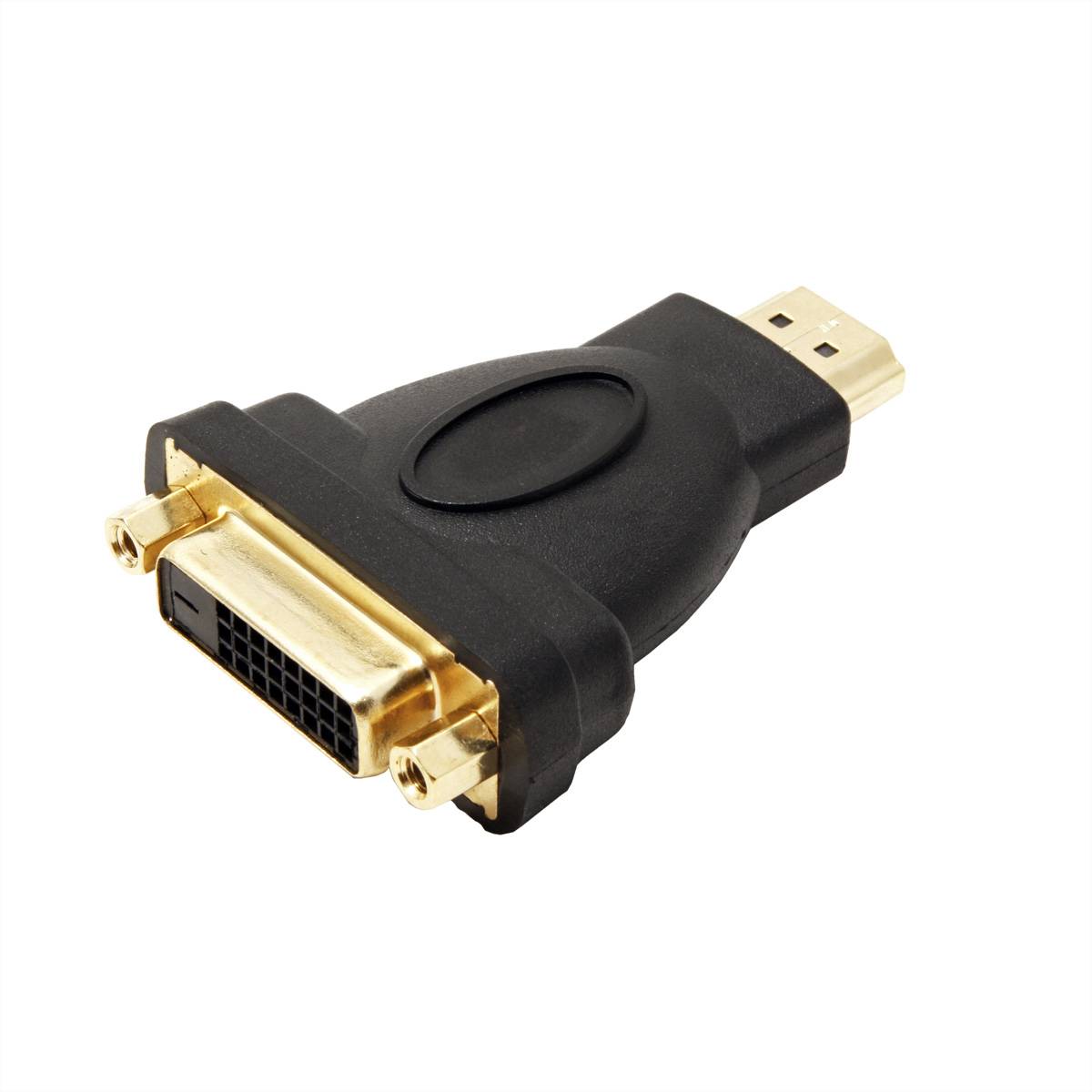 ROLINE HDMI-DVI Adapter, HDMI ST / DVI-D BU Terminatoren, Konverter Adapter