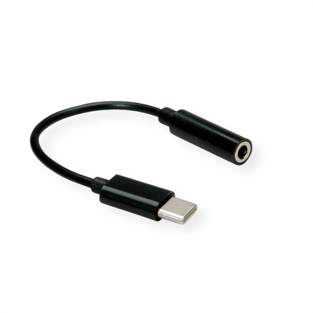 VALUE Adapter USB Typ C - 3,5mm Audio, ST/BU, 0,13 m Adapter, Terminatoren, Konverter USB-Audio