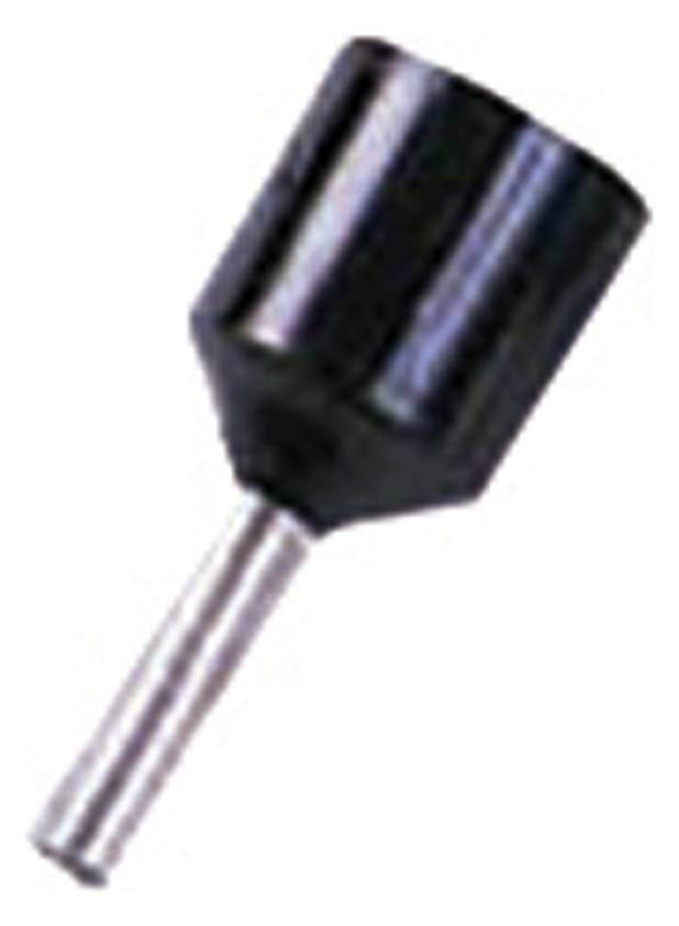 Intercable ICIAE158K Aderendhülse kurzschlußsicher 1,5qmm 8mm schwarz (Inhalt 100 Stück)