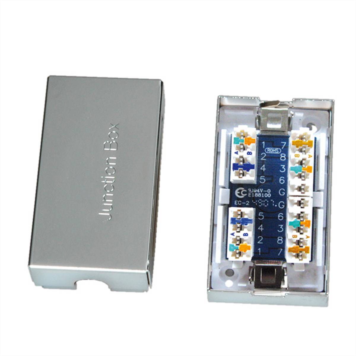 ROLINE Junction Box Cat.5e (Class D), STP Anschlusstechnik TP Network Box