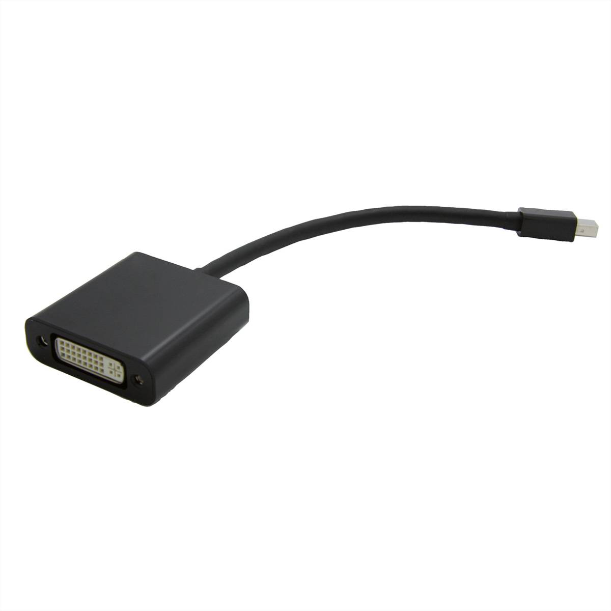 VALUE Mini DisplayPort-DVI Adapter, DP ST - DVI BU Terminatoren, Konverter Adapter
