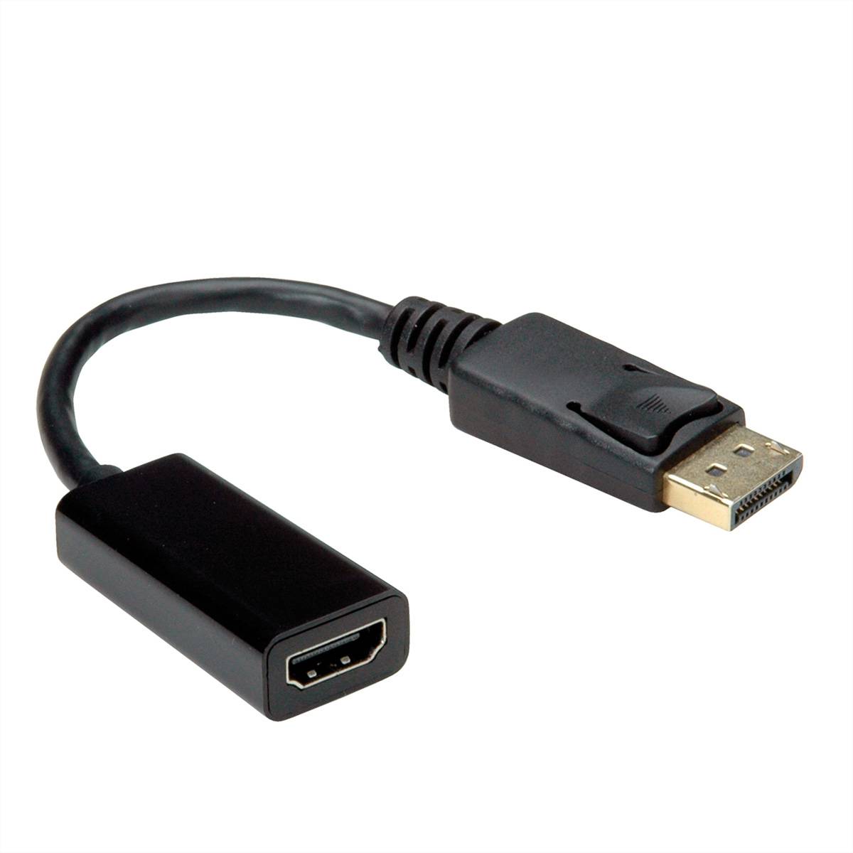 VALUE DisplayPort-HDMI Adapter, DP ST - HDMI BU Adapter / Konverter