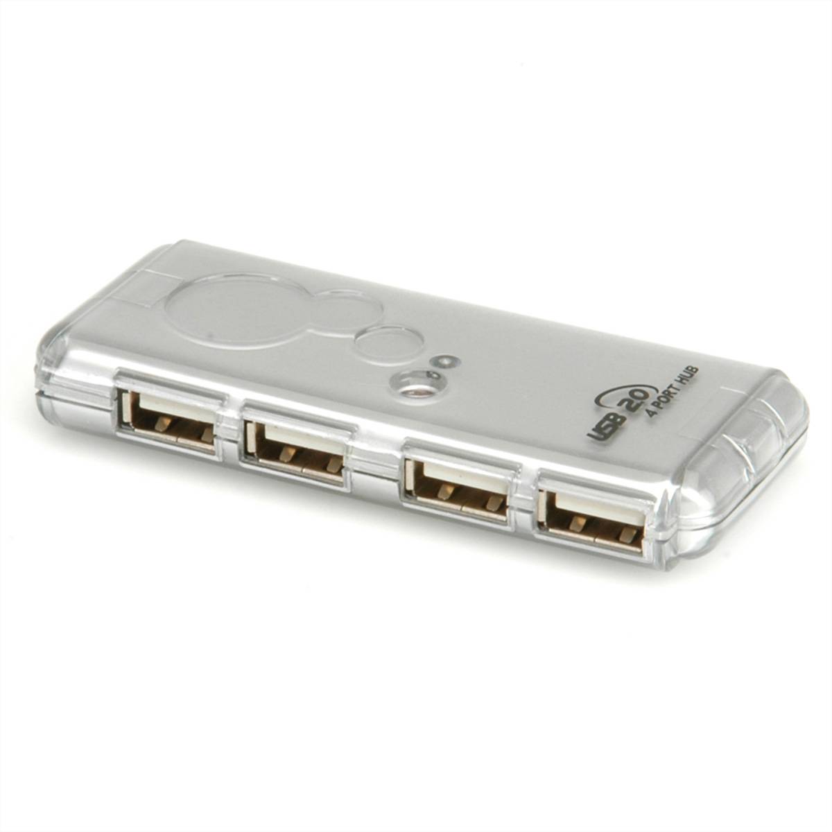 VALUE USB 2.0 Notebook Hub, 4 Ports, ohne Netzteil Eingabe / Ausgabe Dockingstations und Hubs