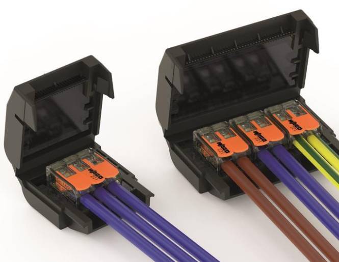 Cellpack Gr.2 2x221-412 EASY-PROTECT 222 m.WAGO COMPACT Verbindungsklemme 407860 Install.Baumaterial