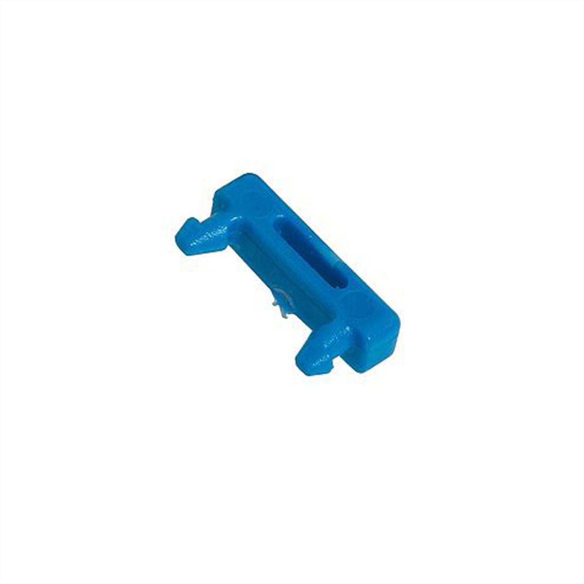 EasyLan DualBoot® Steckermarkierungsclips, 100 Stück, blau Twisted Pair Kabel