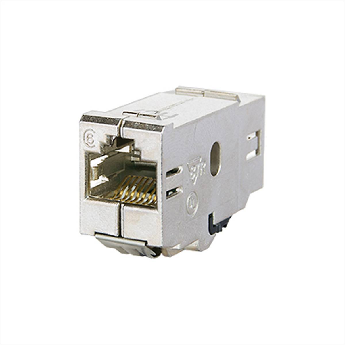 METZ CONNECT E-DAT Kupplung Modul/Keystone Cat.6 (Class E) Anschlusstechnik TP Netzwerk-Adapter