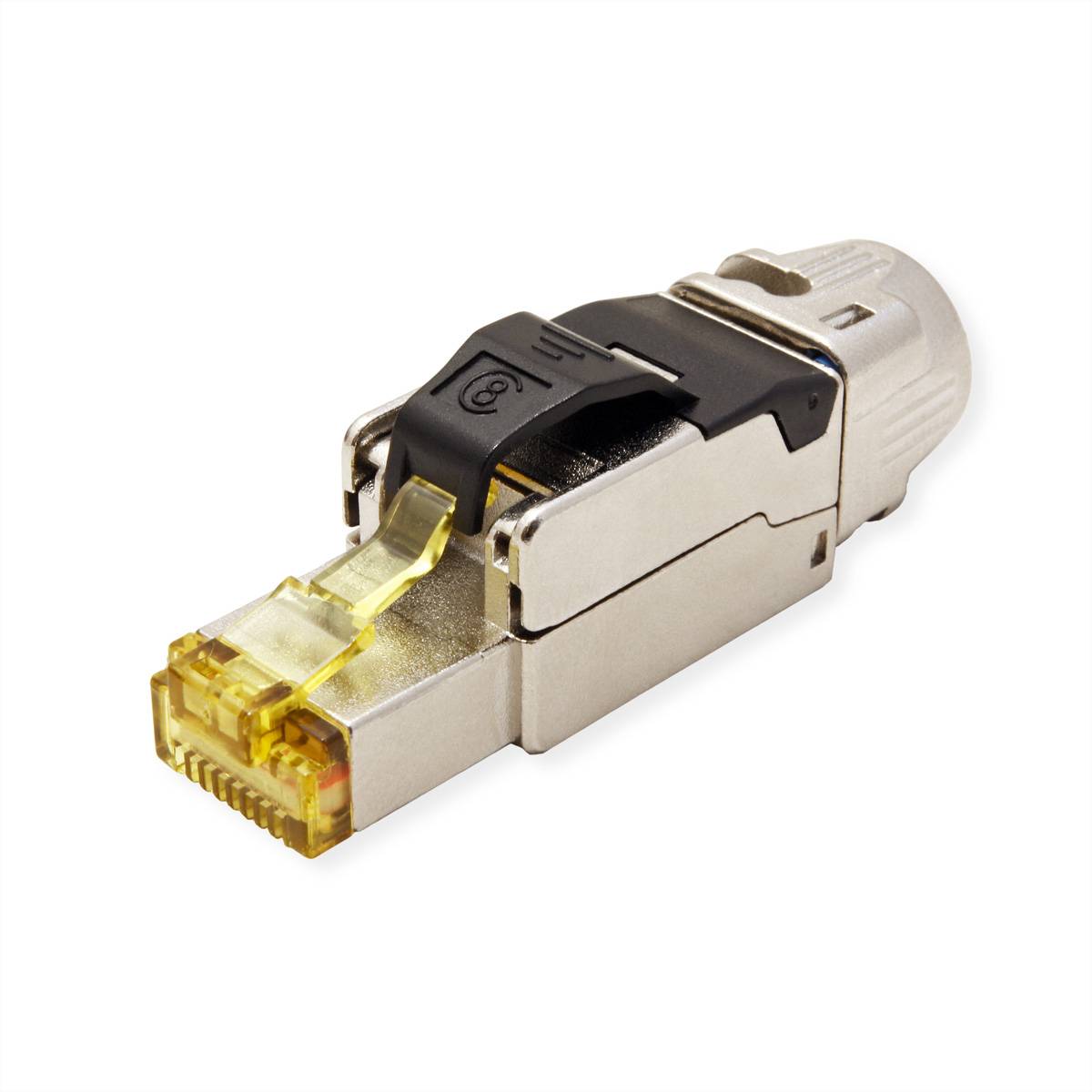 ROLINE Feldkonfektionierbarer RJ-45-Stecker Cat.8 (Class I) Anschlusstechnik TP Steckverbinder RJ-45