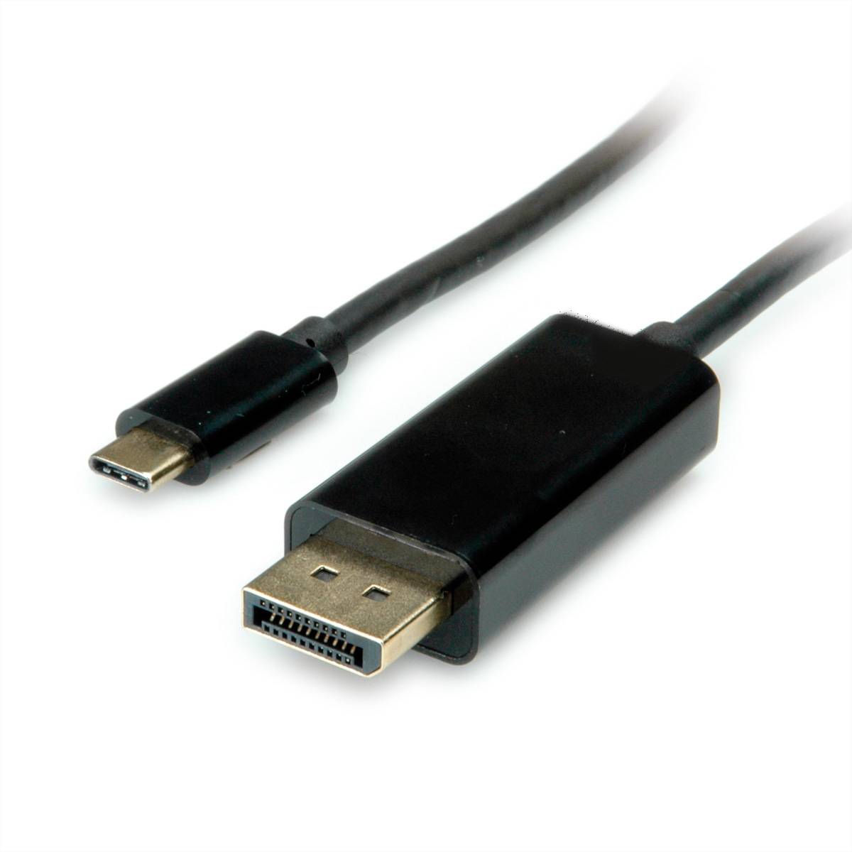 STANDARD USB Typ C - DisplayPort Adapterkabel, v1.2, ST/ST, 2 m Adapter, Terminatoren, Konverter