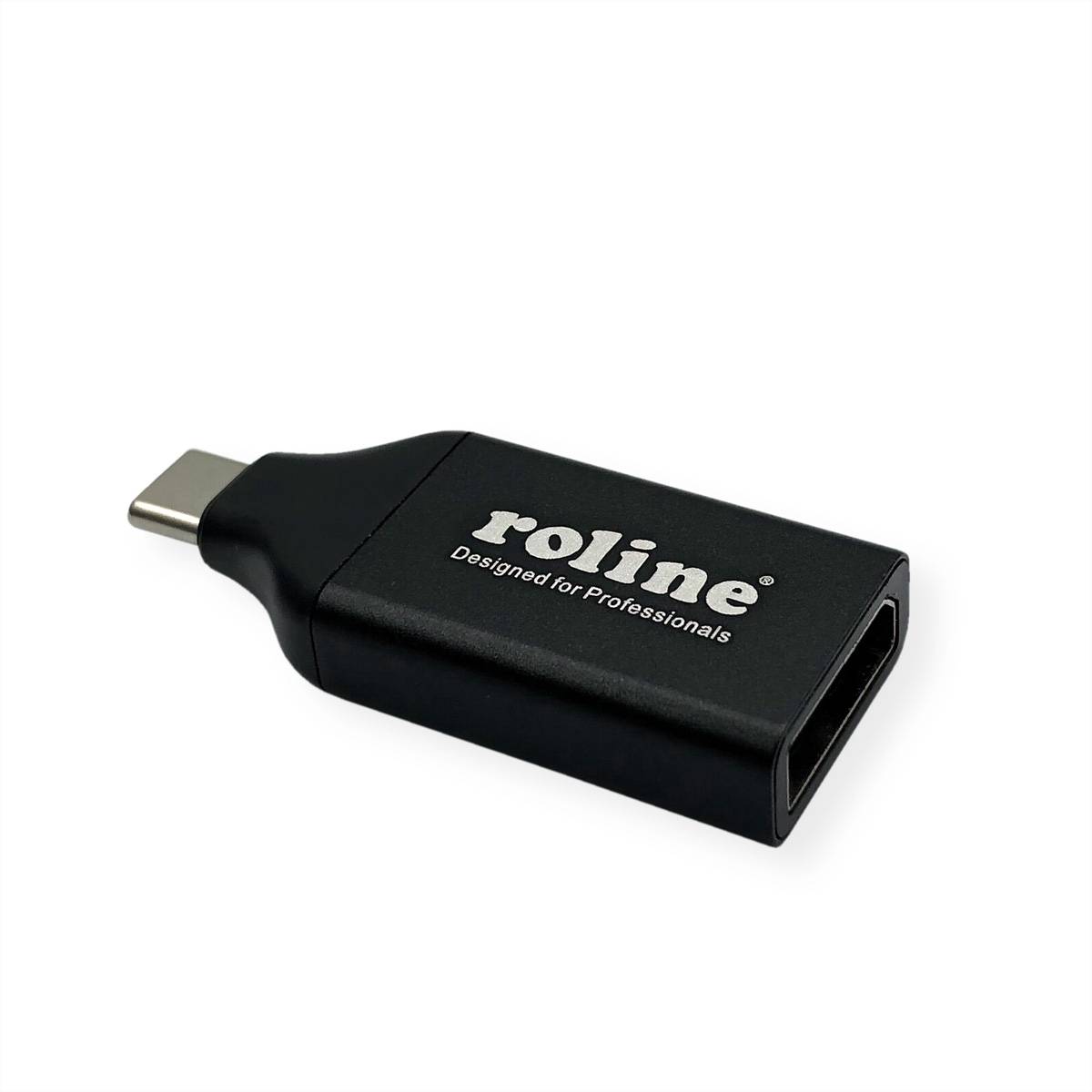 ROLINE Display Adapter USB Typ C - DisplayPort v1.2 Adapter, Terminatoren, Konverter USB-DisplayPort