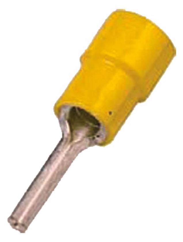 Intercable ICIQ6ST Stiftkabelschuh DIN46231 4-6qmm gelb (Inhalt 100 Stück) Install.Baumaterial