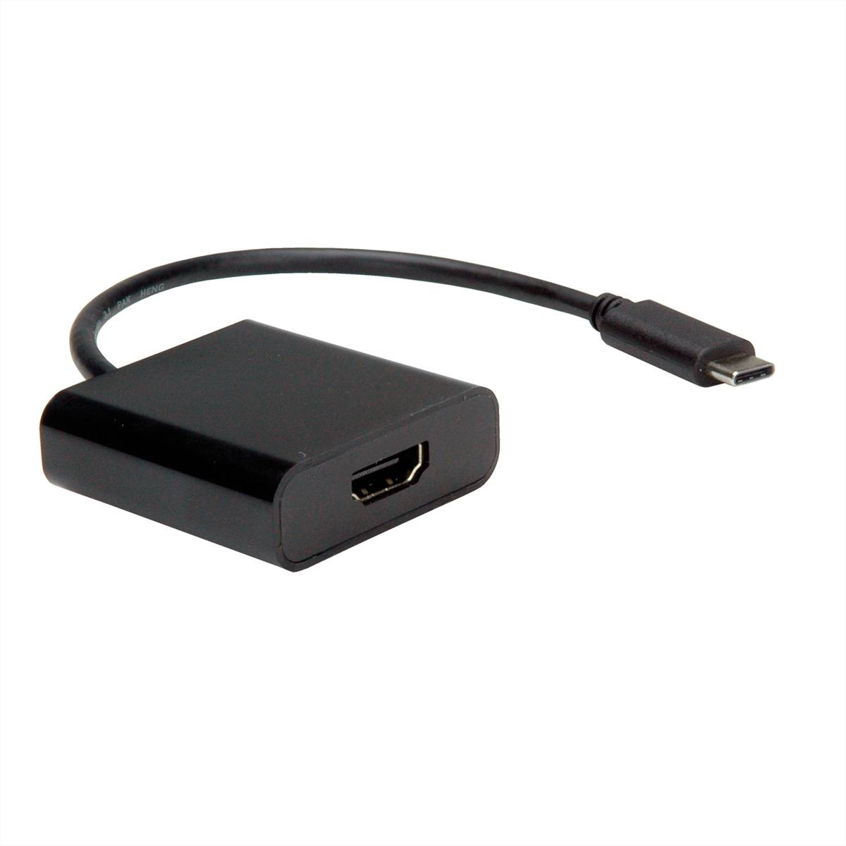 VALUE Display Adapter USB Typ C - HDMI 4K Adapter, Terminatoren, Konverter USB-HDMI