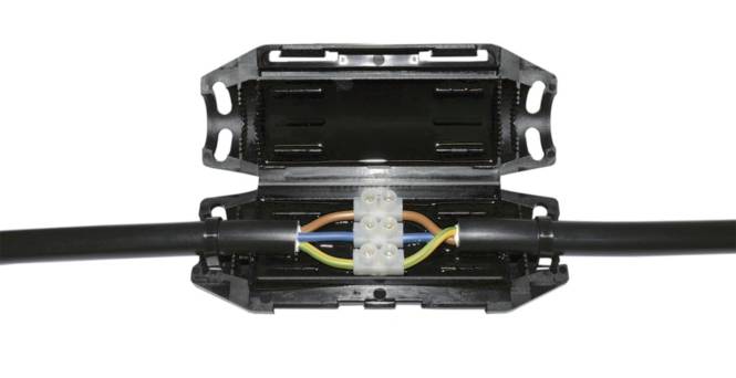 GT GEL-Verbindmuffe GTQ 1,5-2,5 m.Lüsterklemmer 3-polig 001000 Install.Baumaterial