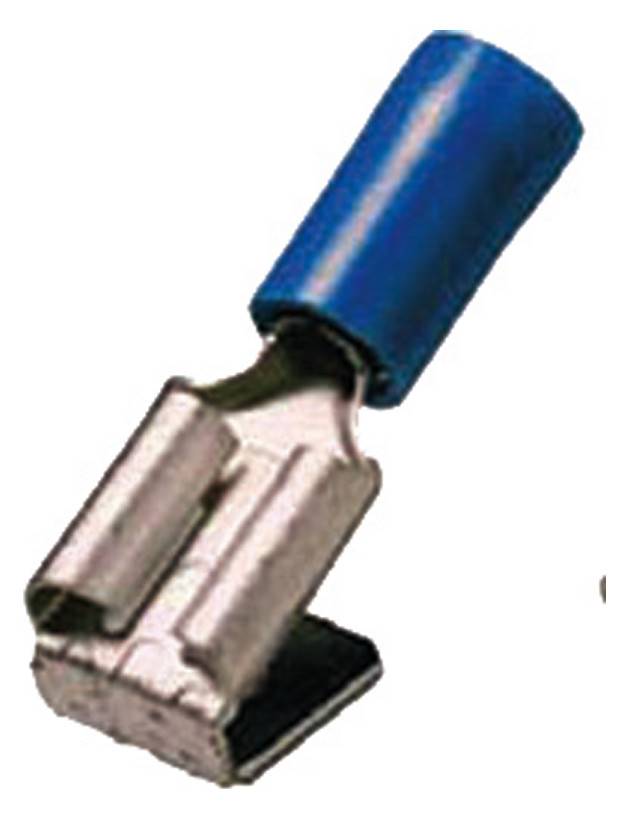 Intercable ICIQ2FHA isol. Steckverteiler 1,5-2,5qmm 6,3x0,8 blau m.Abzweig (Inhalt 100 Stück)