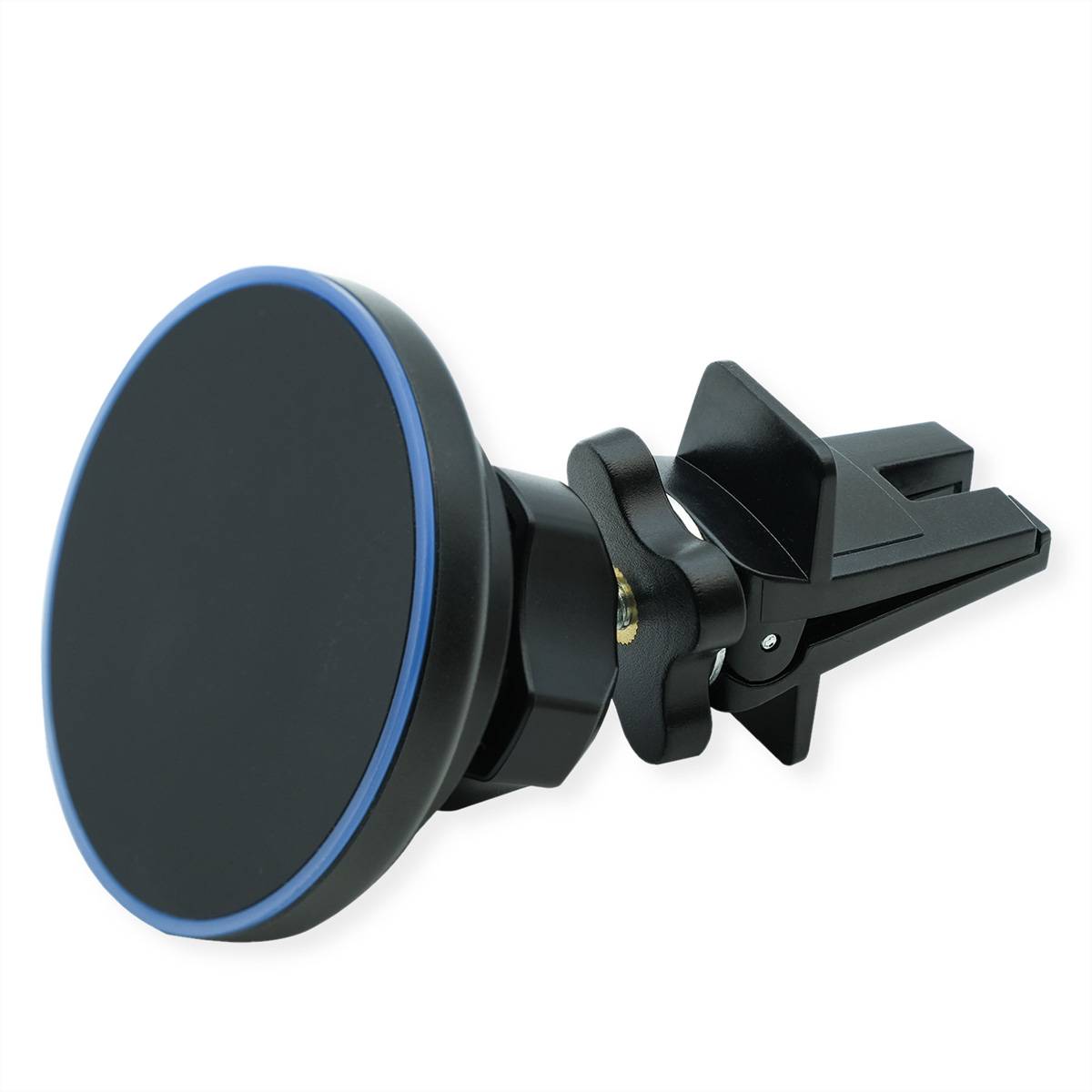 ROLINE Kfz-Magnet-Smartphone-Halterung &amp, Induktionsladegerät, 15W Eingabe / Ausgabe und Hubs