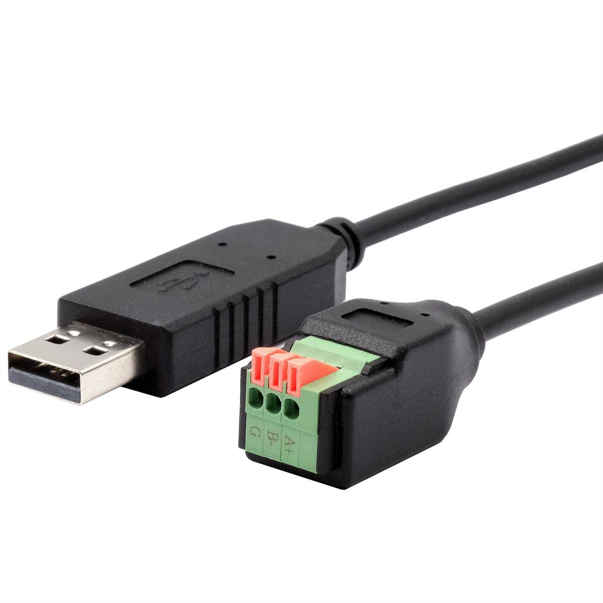 EXSYS EX-13009 USB zu 1x Seriell RS-458 Kabel mit Terminal Block mit Drucktaster Adapter, Konverter