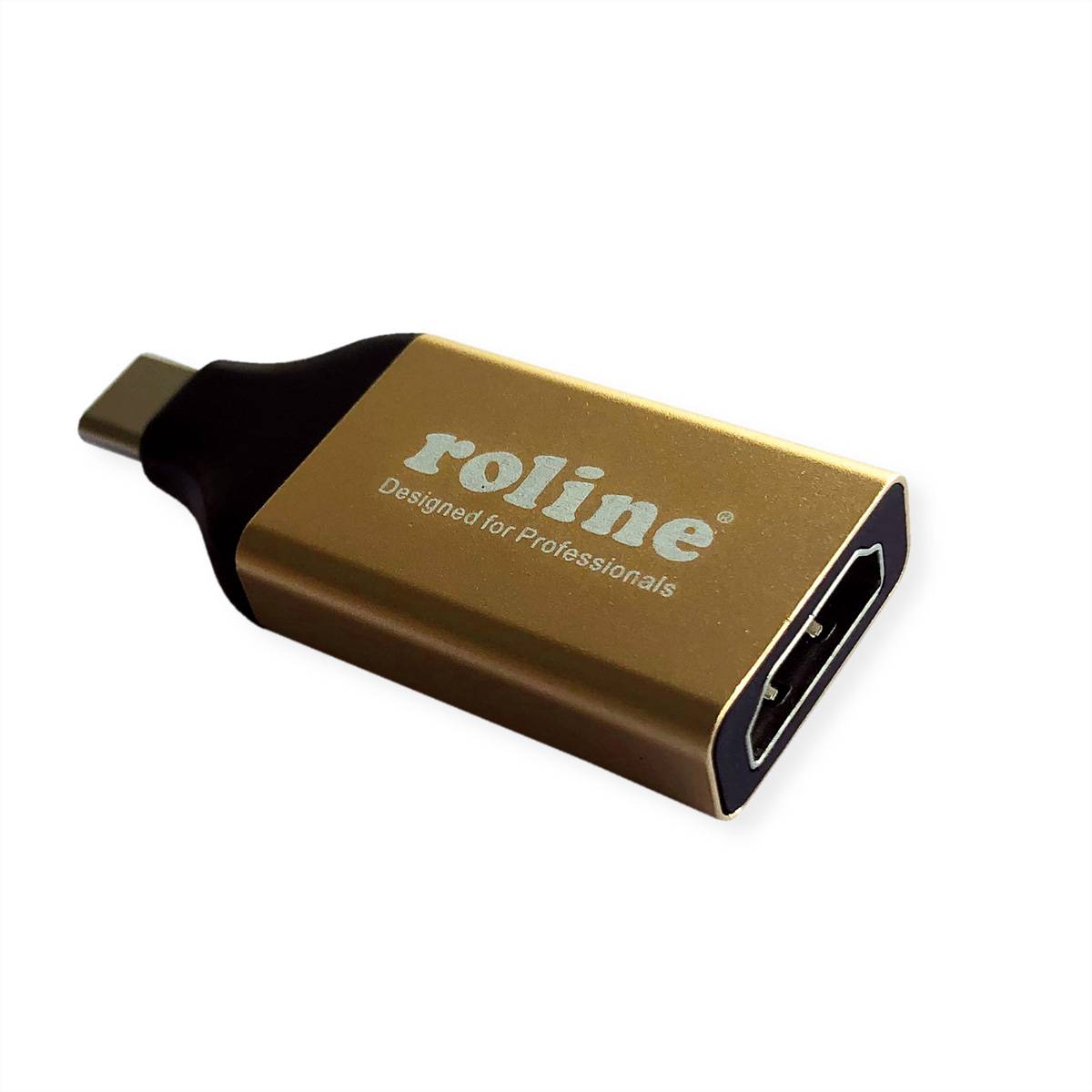 ROLINE GOLD Adapter USB Typ C - HDMI, ST/BU Adapter, Terminatoren, Konverter USB-HDMI